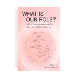 What is our Role? Artists in Academia and the Post-Knowledge Economy edited by Jaclyn Meloche Ph.D.
